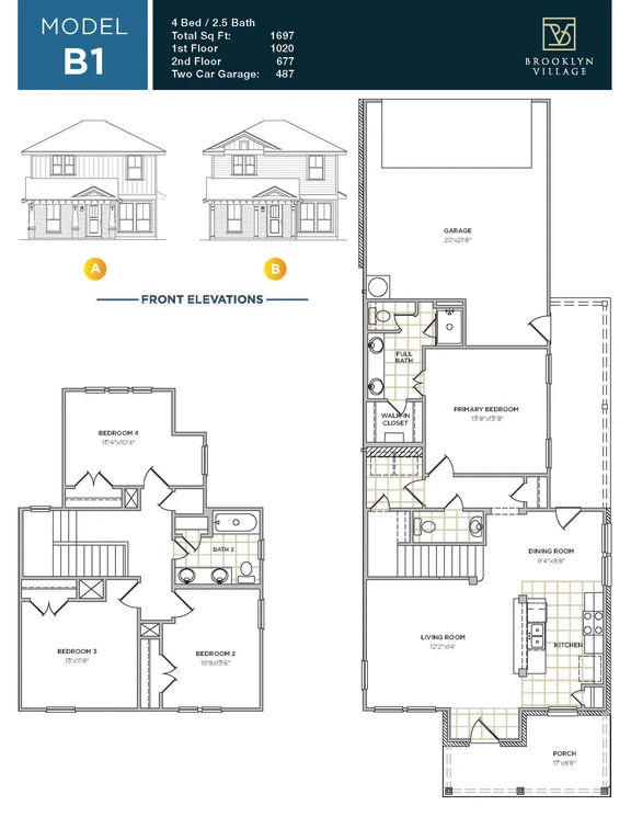 Brooklyn Village Rise Apartments Houston FloorPlan 3