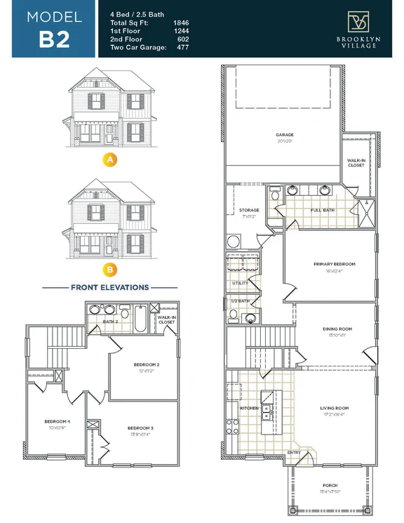 Brooklyn Village Rise Apartments Houston FloorPlan 4