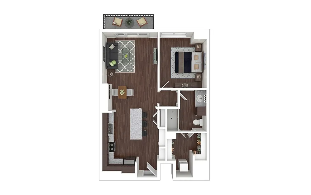 Cortland M-Line Rise apartments Dallas Floor plan 10