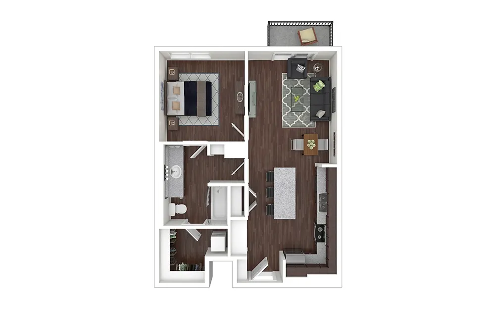 Cortland M-Line Rise apartments Dallas Floor plan 11
