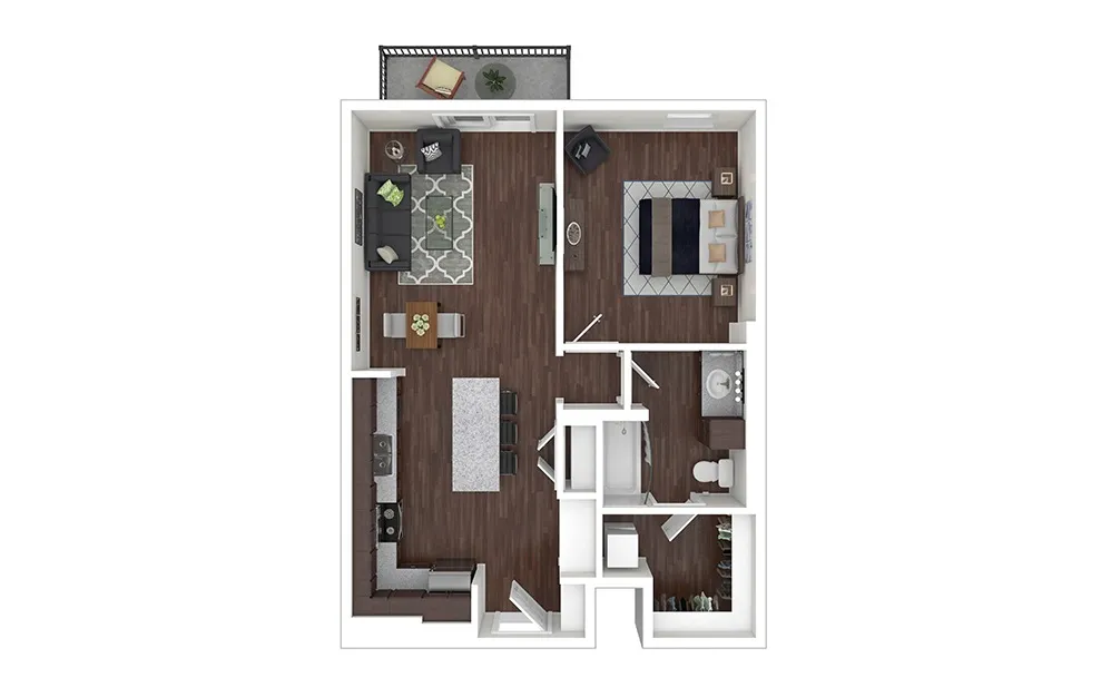Cortland M-Line Rise apartments Dallas Floor plan 12