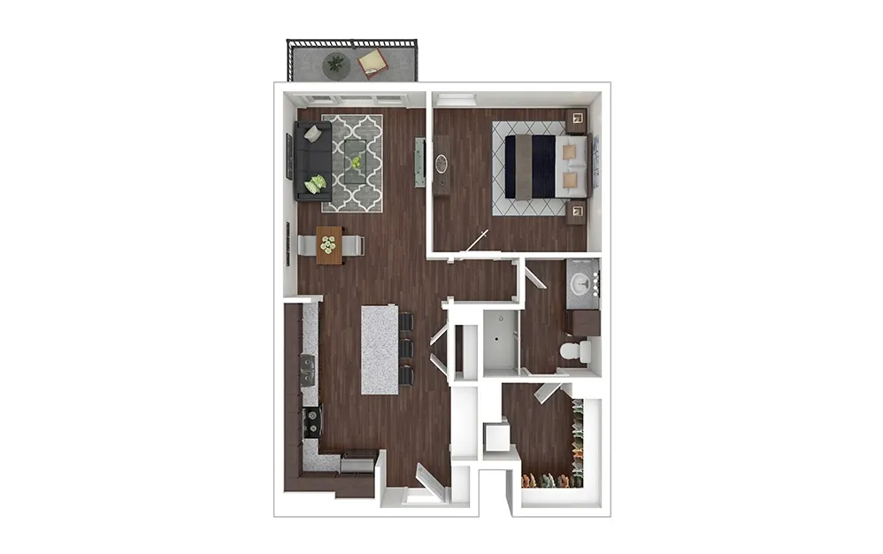 Cortland M-Line Rise apartments Dallas Floor plan 13