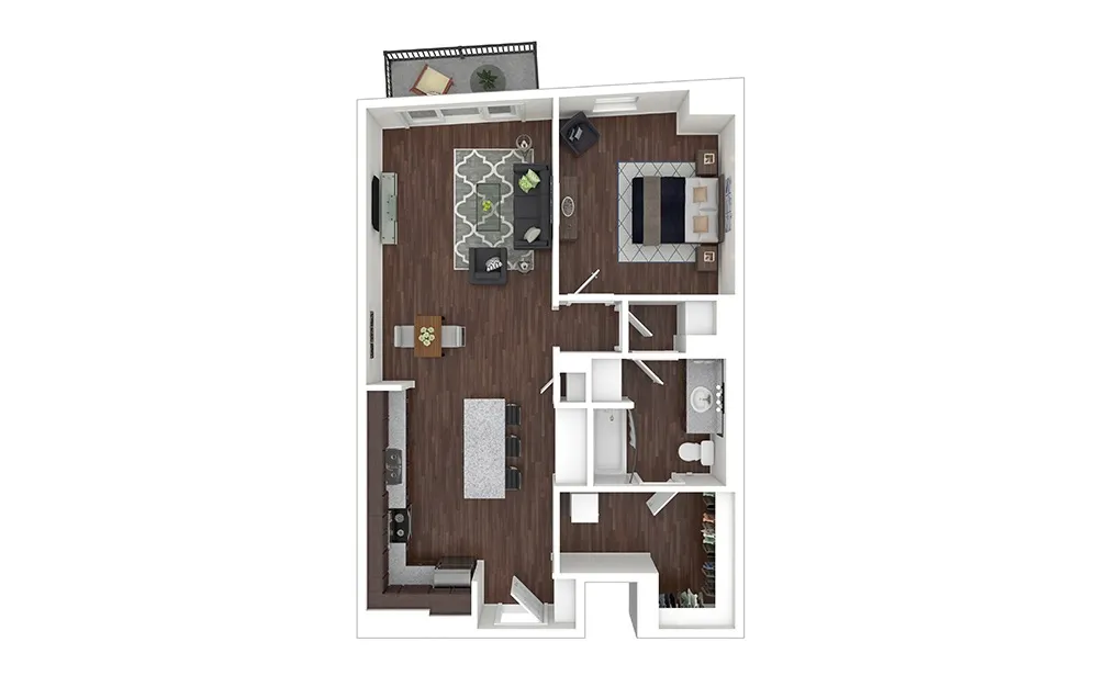 Cortland M-Line Rise apartments Dallas Floor plan 15