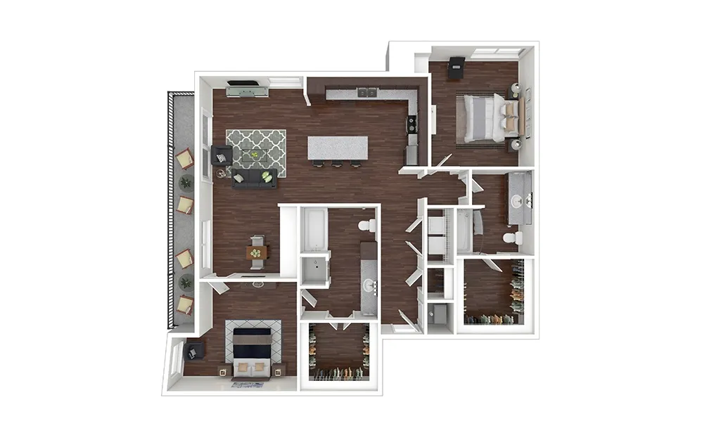 Cortland M-Line Rise apartments Dallas Floor plan 27