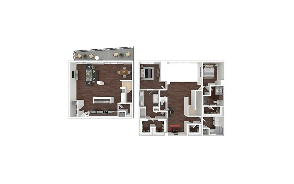 Cortland M-Line Rise apartments Dallas Floor plan 31