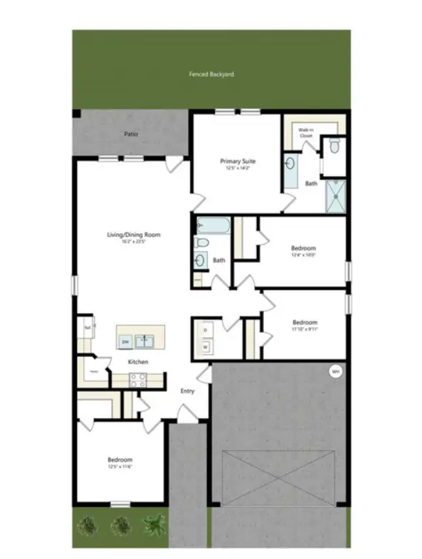 Covey Homes Azle Rise Apartments Dallas FloorPlan 1