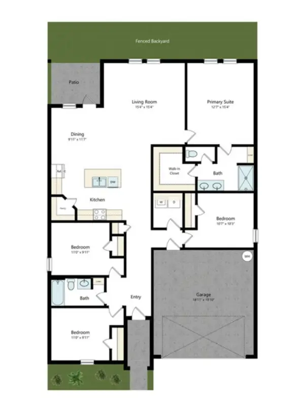 Covey Homes Azle Rise Apartments Dallas FloorPlan 2
