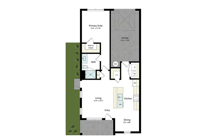 Covey Homes Waterford Rise Apartments Dallas FloorPlan 1