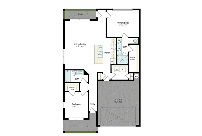 Covey Homes Waterford Rise Apartments Dallas FloorPlan 4