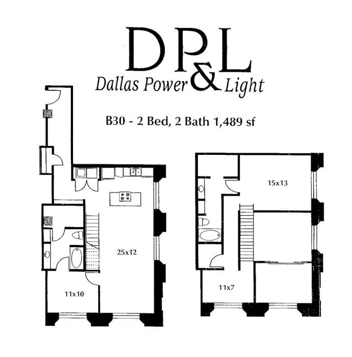 Dallas Power & Light Buildings Rise apartments Dallas Floor plan 21