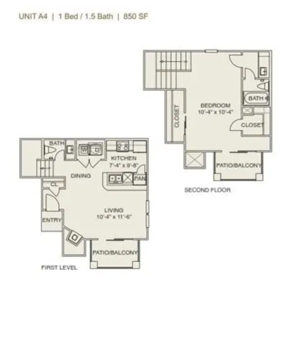 Delray Apartments Rise Apartments Floorplan 3