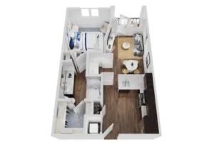 Dolce Vita Granbury Rise apartments Dallas Floor plan 2