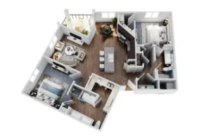 Dolce Vita Granbury Rise apartments Dallas Floor plan 6