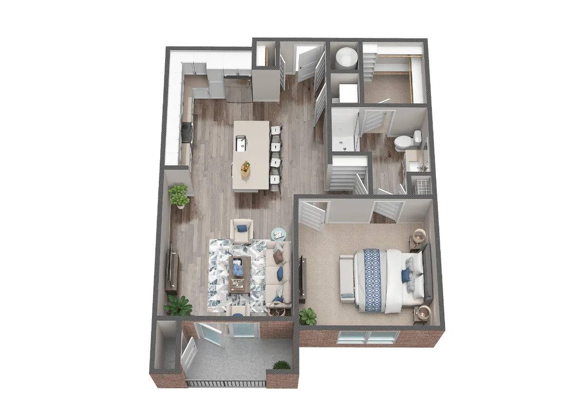 Domain at Founders Parc Rise apartments Dallas Floor plan 4