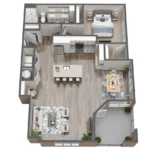 Domain at Founders Parc Rise apartments Dallas Floor plan 5