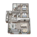Domain at Founders Parc Rise apartments Dallas Floor plan 8