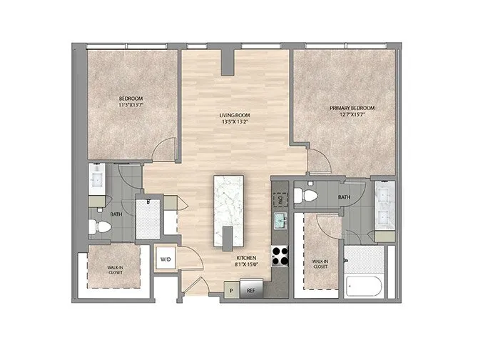 East Quarter Residences Rise apartments Dallas Floor plan 11
