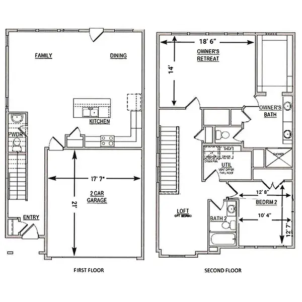 Echelon at Reverchon Bluffs Rise Apartments Dallas Floorplan 1