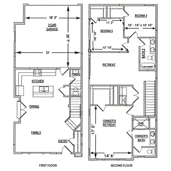 Echelon at Reverchon Bluffs Rise Apartments Dallas Floorplan 2
