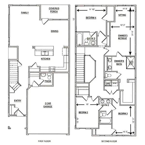 Echelon at Reverchon Bluffs Rise Apartments Dallas Floorplan 5