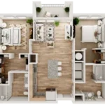 Eighteen 51 Brinker Rise apartments Dallas Floor plan 10