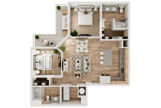 Eighteen 51 Brinker Rise apartments Dallas Floor plan 12