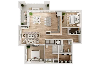 Eighteen 51 Brinker Rise apartments Dallas Floor plan 13