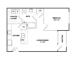 Elan Denton Rise apartments Dallas Floor plan 1
