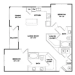 Elan Denton Rise apartments Dallas Floor plan 11