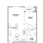Elan Denton Rise apartments Dallas Floor plan 3