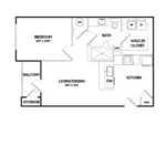 Elan Denton Rise apartments Dallas Floor plan 6