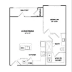 Elan Denton Rise apartments Dallas Floor plan 7