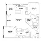 Elan Denton Rise apartments Dallas Floor plan 9