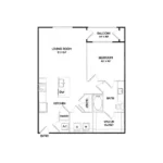 Elan Keller Ranch Rise apartments Dallas Floor plan 5
