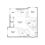 Elan Keller Ranch Rise apartments Dallas Floor plan 6