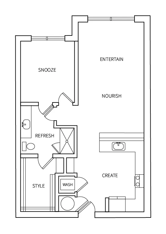 Ele Lower Greenville Rise apartments Dallas Floor plan 12