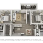 Emerson at Red Oak Rise apartments Dallas Floor plan 11