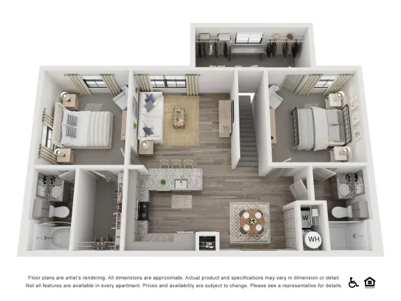 Emerson at Red Oak Rise apartments Dallas Floor plan 11