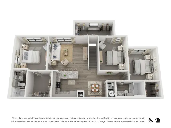 Emerson at Red Oak Rise apartments Dallas Floor plan 14