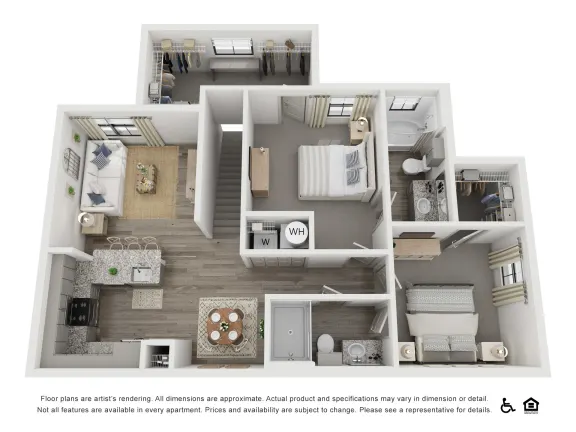 Emerson at Red Oak Rise apartments Dallas Floor plan 8