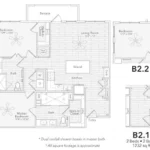 Enclave at the Carter Rise apartments Dallas Floor plan 6