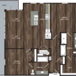 Encore Panther Island Rise apartments Dallas Floor plan 18