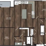 Encore Panther Island Rise apartments Dallas Floor plan 20