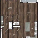 Encore Panther Island Rise apartments Dallas Floor plan 8
