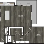 Encore Panther Island Rise apartments Dallas Floor plan 9