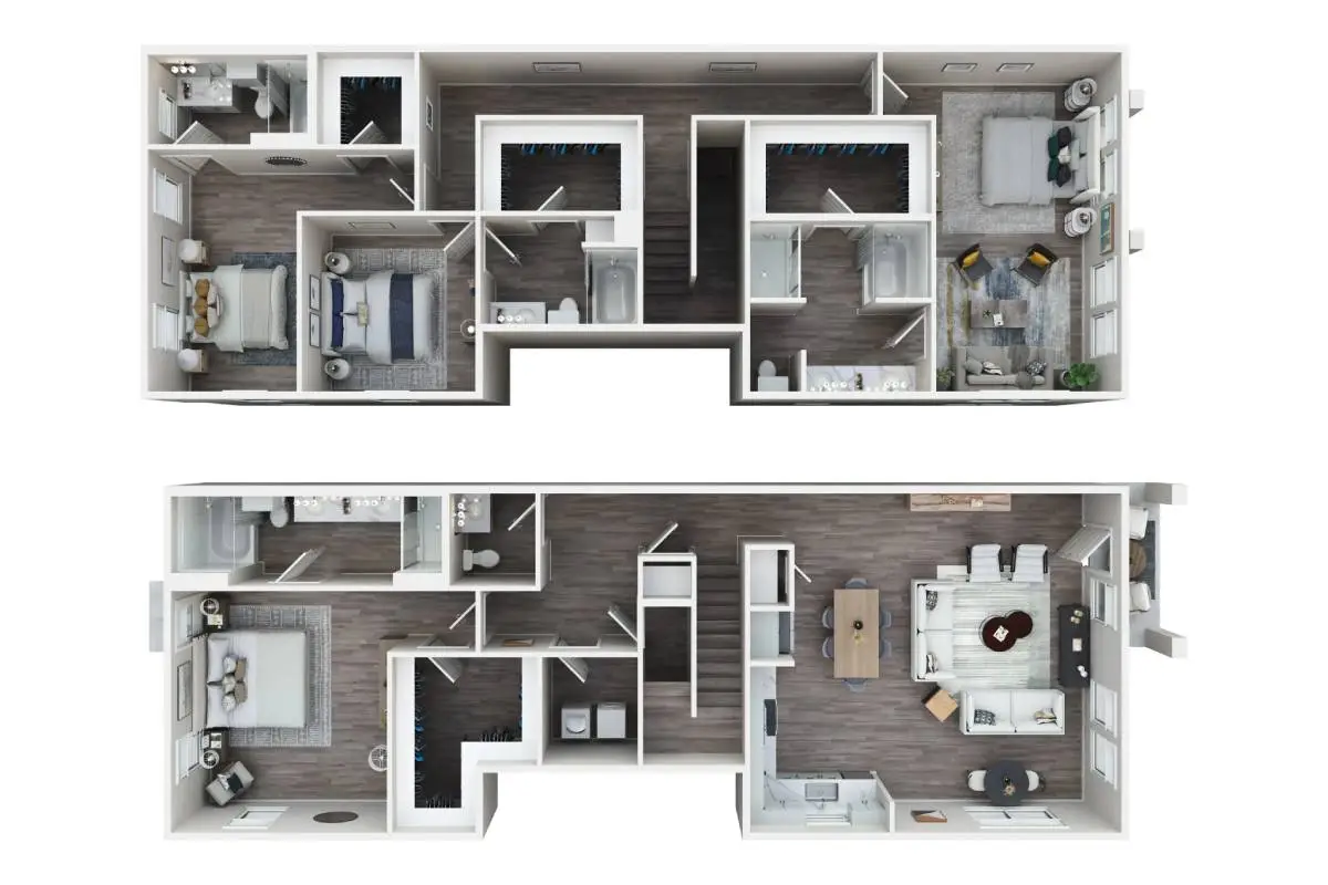 Estates of McKinney Rise Apartments Dallas Floorplan 6