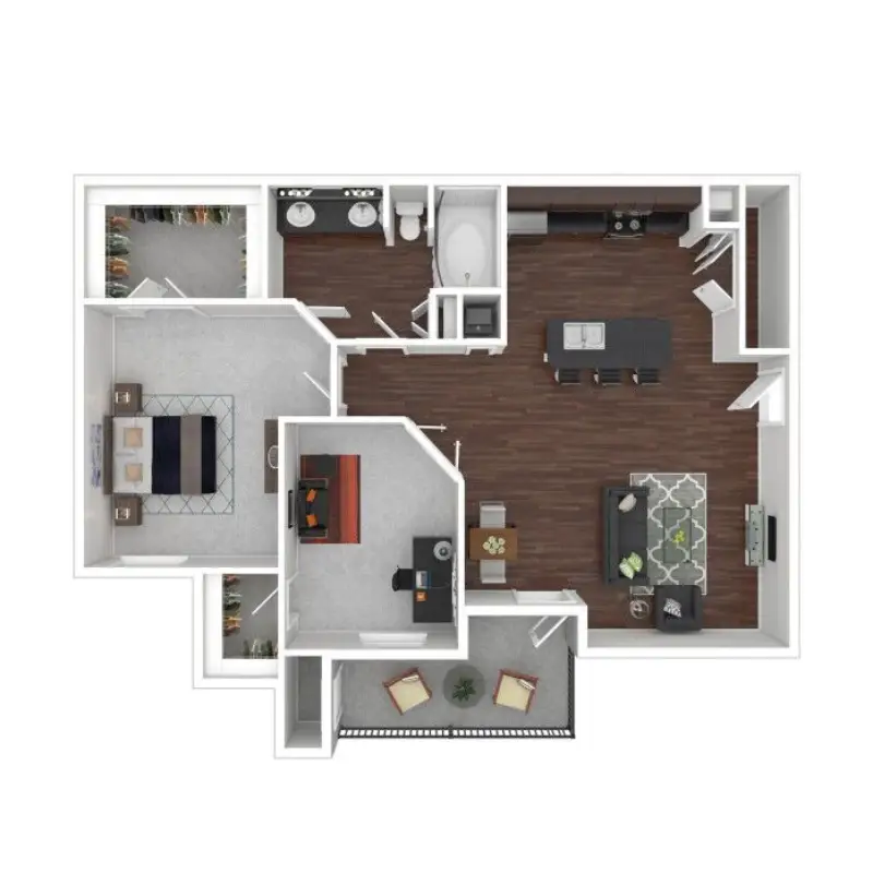 Florence Eldridge Rise Apartments Floorplan 2