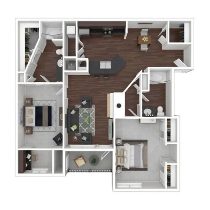 Florence Eldridge Rise Apartments Floorplan 3