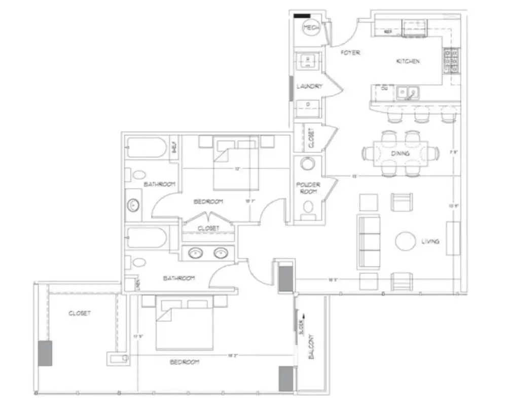 Glass House by Windsor Apartments Rise Apartments Floorplan 30