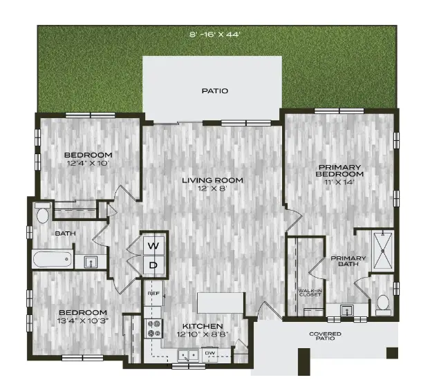 Horizon at Ridgeview Rise Apartments Dallas FLoorPlan 3